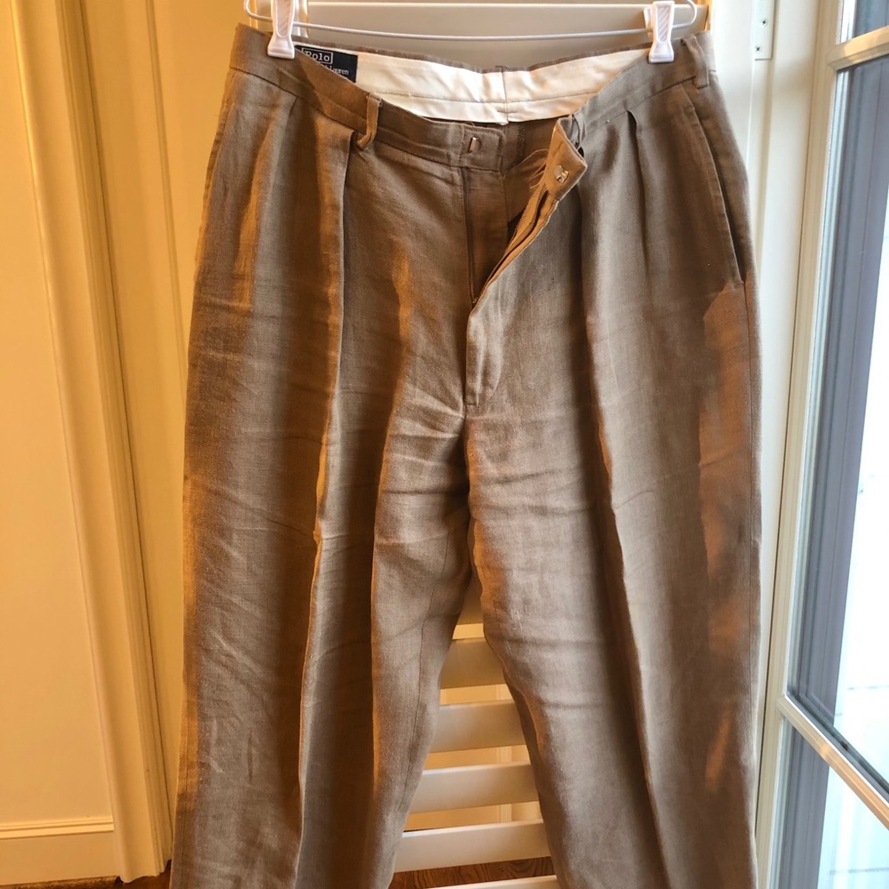 VTG Polo Ralph Lauren Linen Pants 36 X30